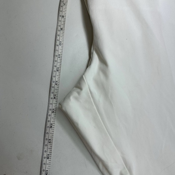 NWT Alfani Plus Size 24W White Ankle Pants Comfort Waist Skinny Leg Cotton Blend - Picture 8 of 9